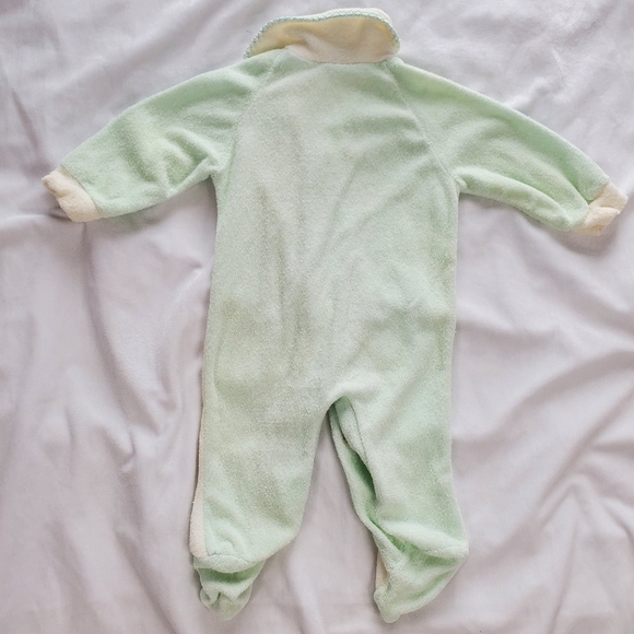 Vintage Baby Cabbage Patch Kids Terry Cotton Footies Sleeper Pajamas - Picture 8 of 12